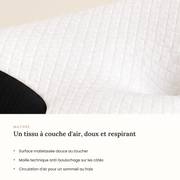 Housse respirante de l’oreiller cervical ELUNIS